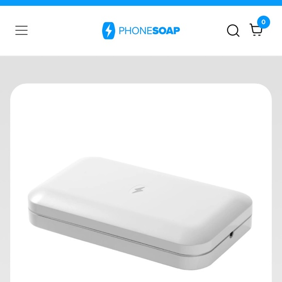 Phone Soap 3 | The Original UVC Phone Sanitizer & Charger - Picture 1 of 9